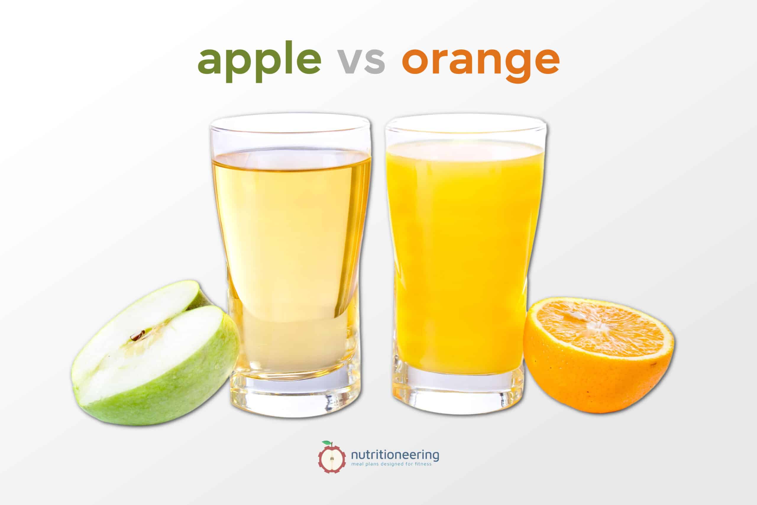 Apple Juice vs Orange Juice Nutrition & Health Comparison