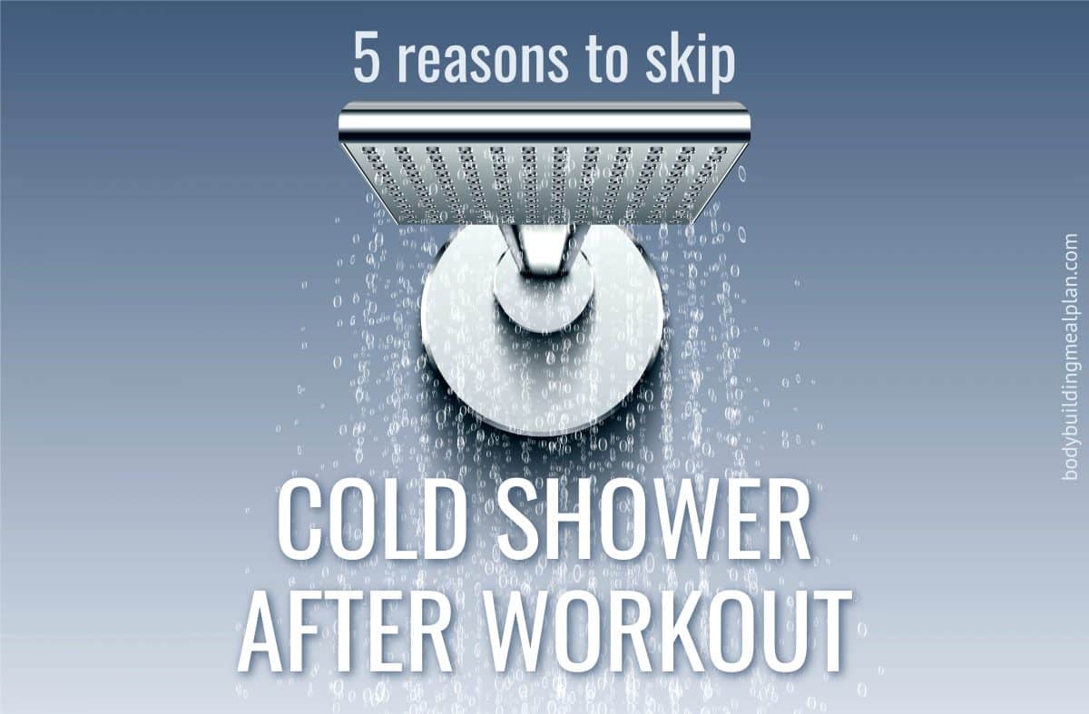 Cold shower after workout reddit