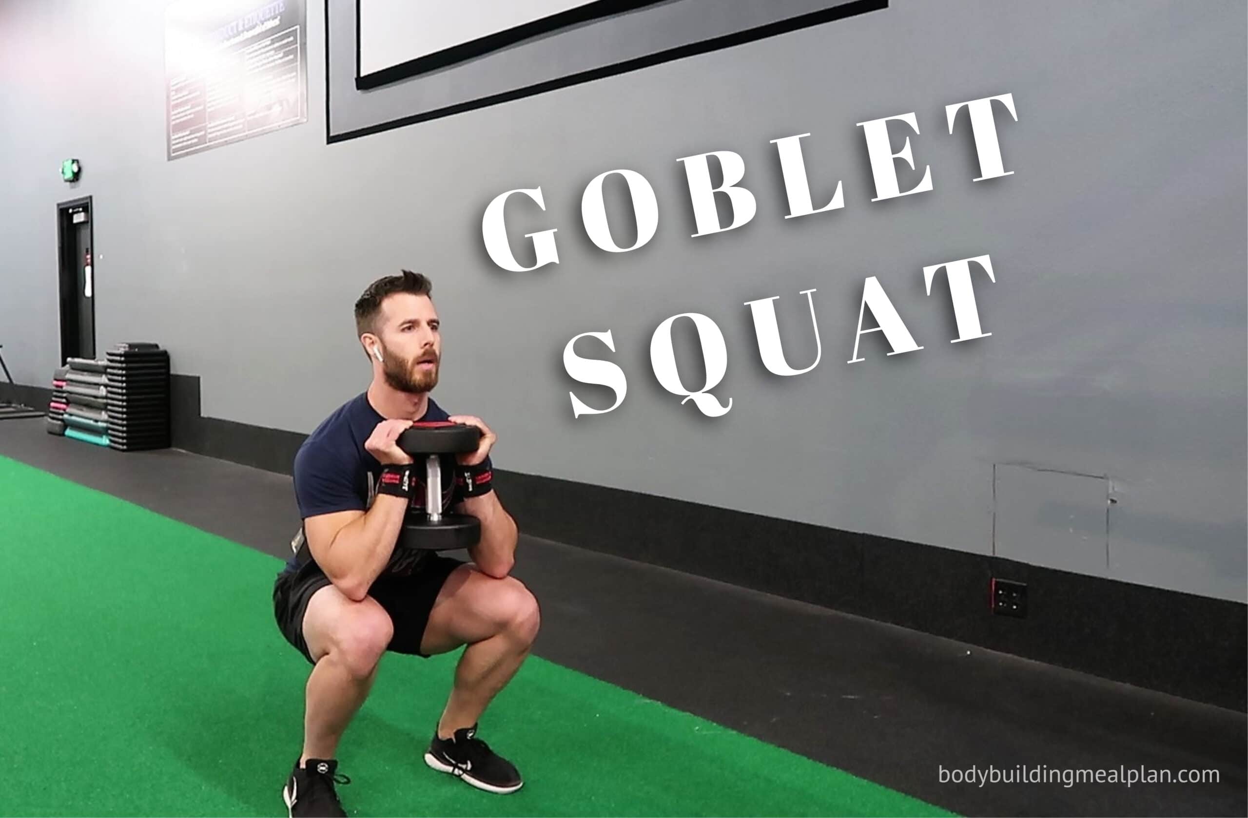 Dumbbell goblet split squat exercise instructions and video