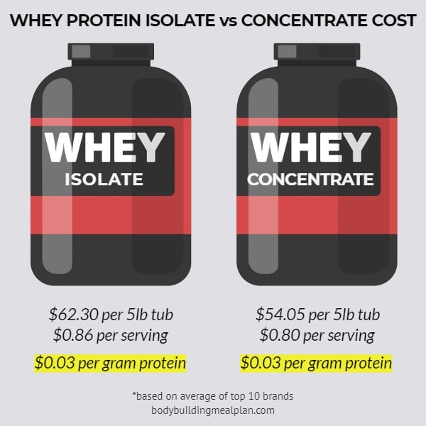 Whey Protein Isolate vs Concentrate Which Is Better For Quality & Cost